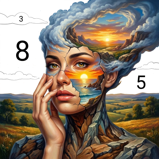 Surreal Color Paint By Number