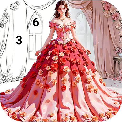 Gown Color - Paint by Number