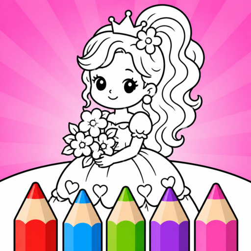 Princess Coloring Book Game
