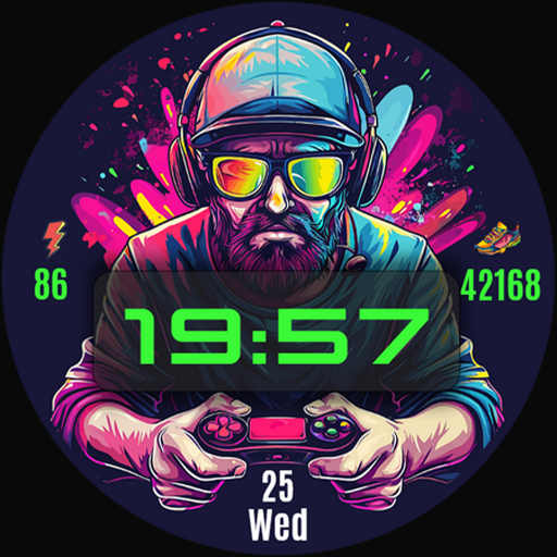 Gamer Digital Watch Face