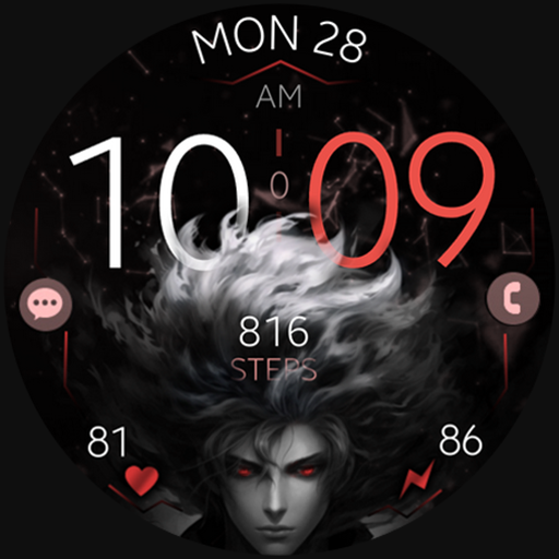 Anime v2 animated watch face