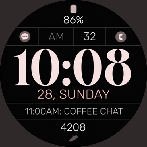 Minimal 2 Digital Watch Face
