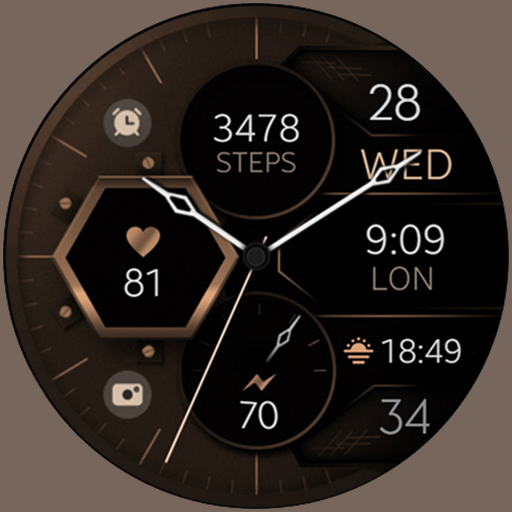 Dream 129 Bronze watch face