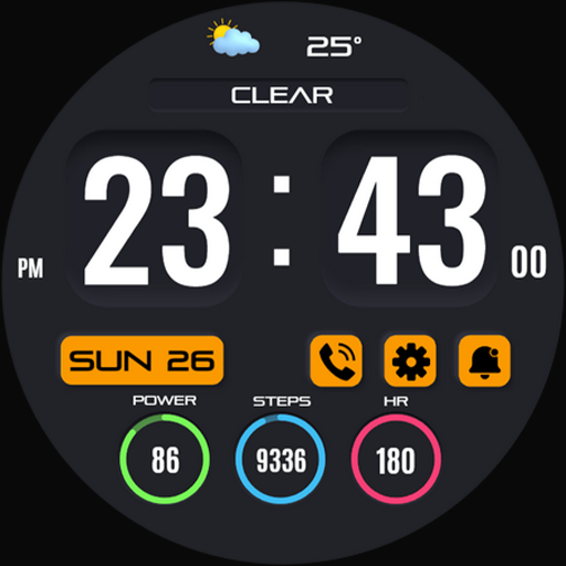 Zen Digital Watch Face
