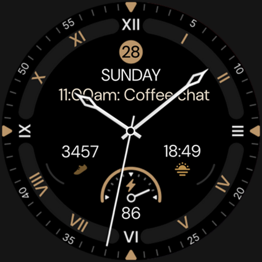 Minimal Black v33 Watch Face