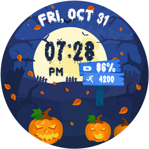 Haunted Pumpkin Watch