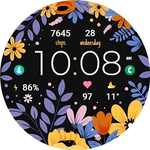 TVV Spring Flowers Watch Face