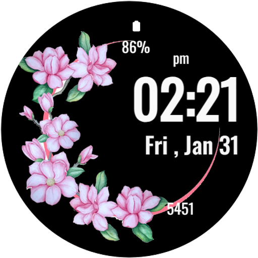 Pastel Blossom Watch Face