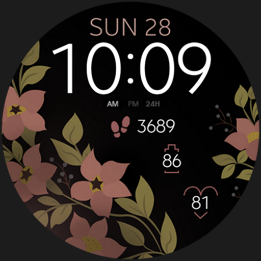 Bloom Digital Watch Face