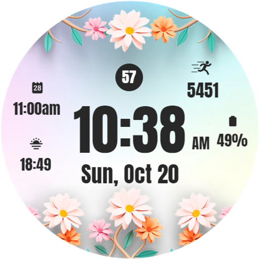 Floral Spring Watch Face