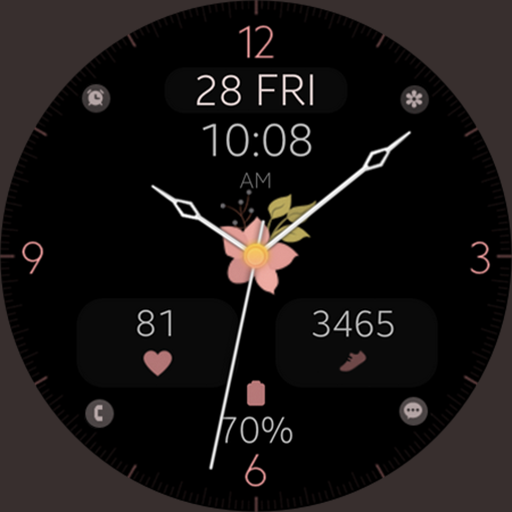 Minimal Flower watch face