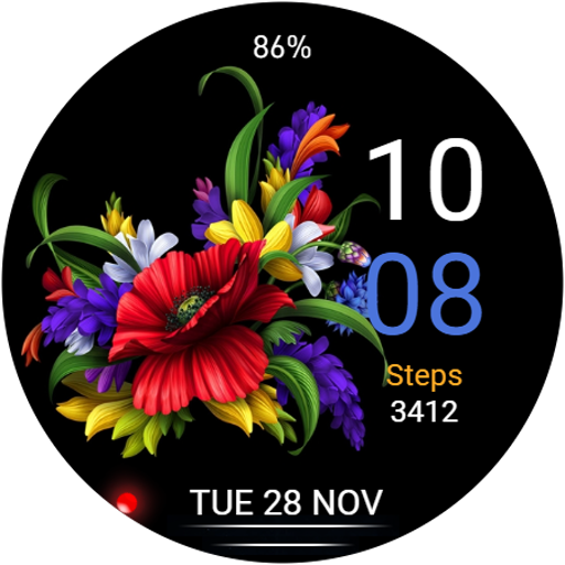 Floral Elegance Watch face