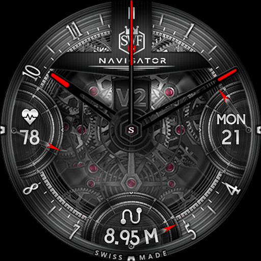 SWF SideX Digital Watch Face