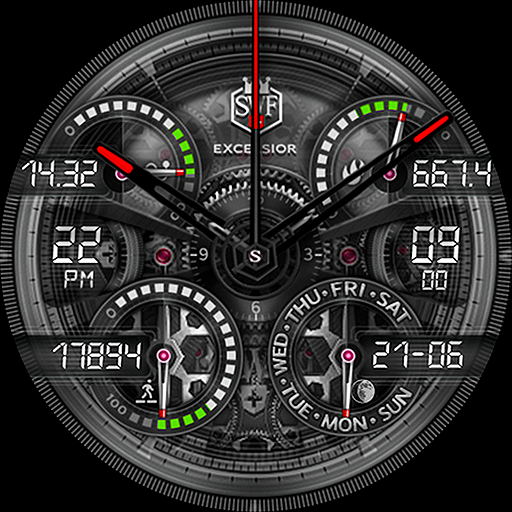 SWF Excelsior Digital Watch Fa