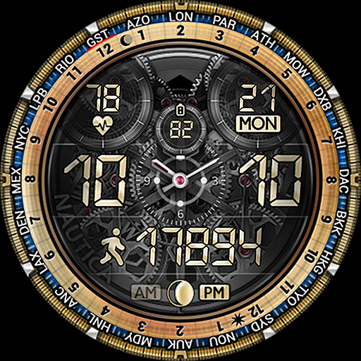 SWF Nautica Digital Watch Face