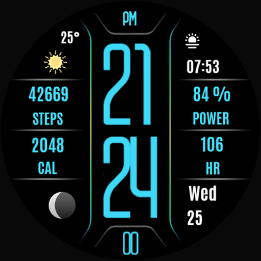 Simplex Digital Watch Face