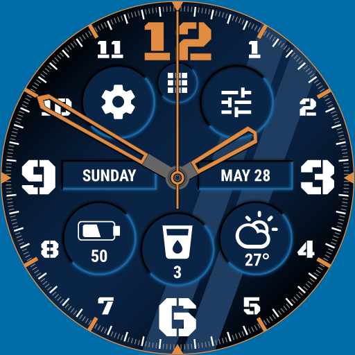 Chrono Watch Face by HuskyDEV