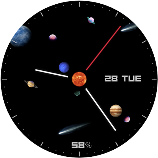 Cosmic Orbit Watch Face