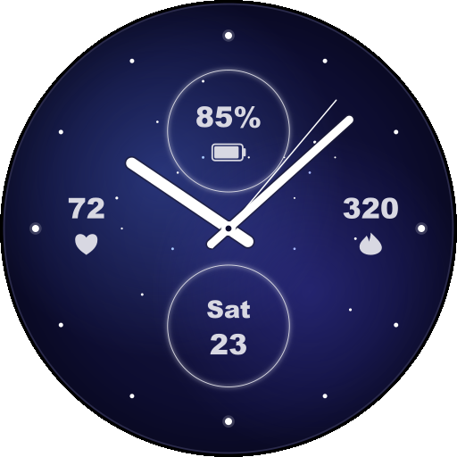 Stellar Drift Watch Face