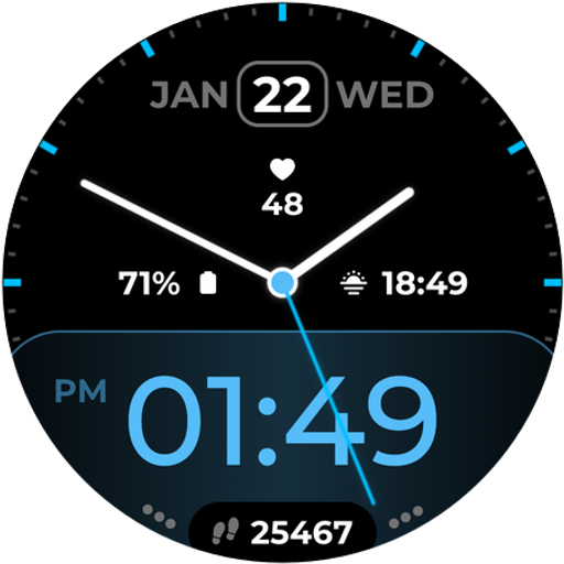 Twin Zone Watch Face