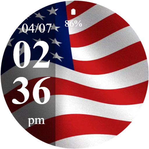 Animated Flag – USA Time