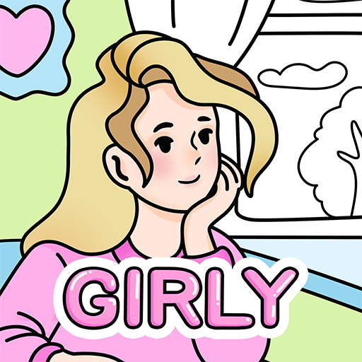 Cozy Girl Life: Coloring Book