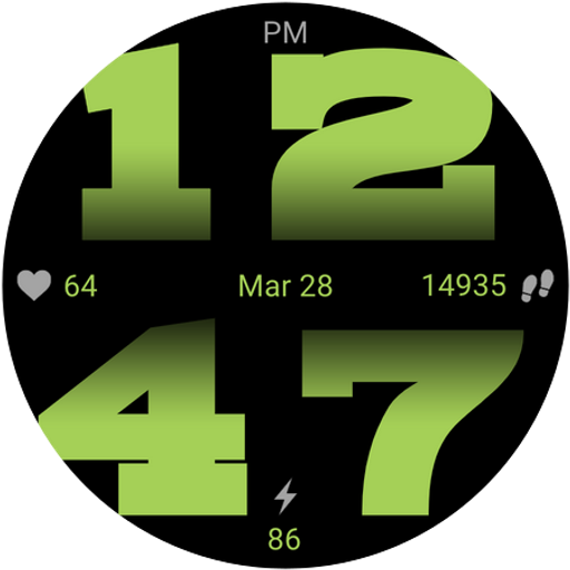 Mega Digit Watch Face