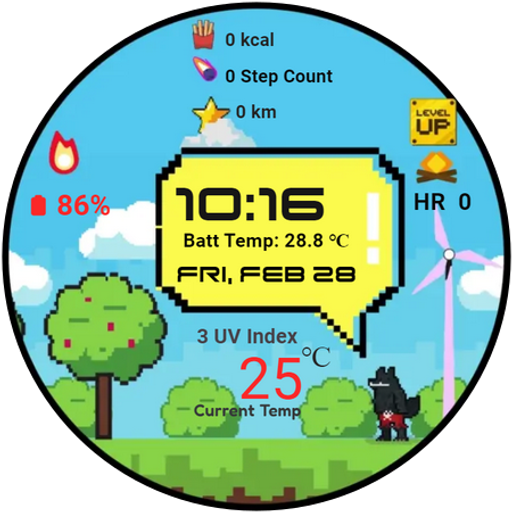 Arcade Gamer Player Watch Face