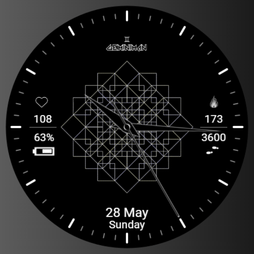 Geometry Analog Watchface