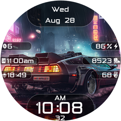 Back to the Future Watch Face
