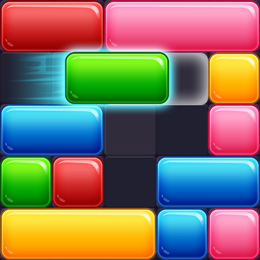 Jewel Drop Down Block Puzzle
