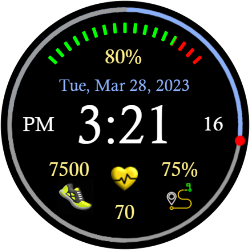 Iris4012 Digital Watch Face