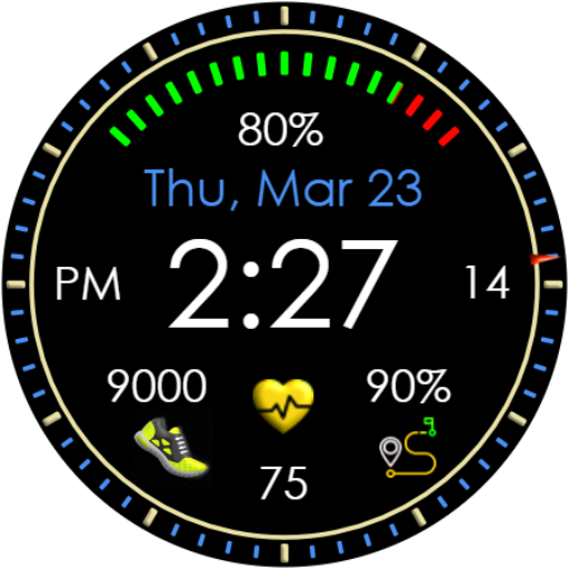 Iris4013 Digital Watch Face
