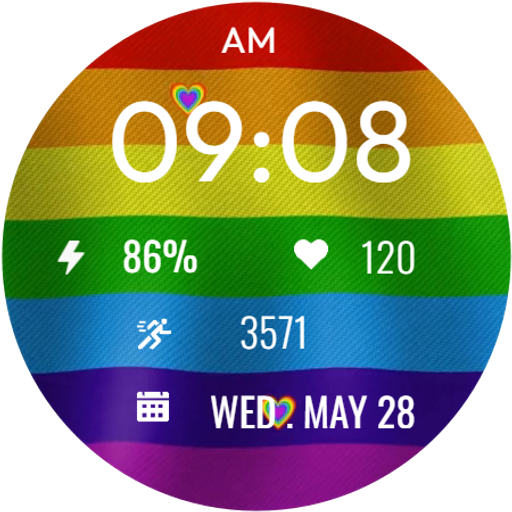 Pride Animated Watch Face