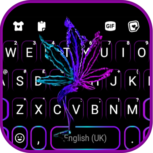 Neon Weed Black Theme