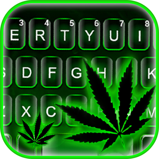 Green Neon Weed Theme