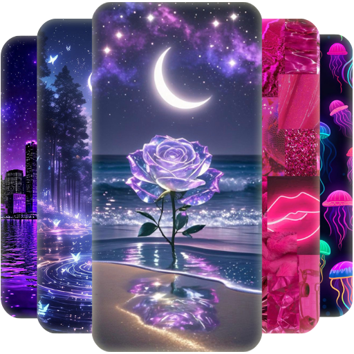 Neon Wallpaper Glitzy