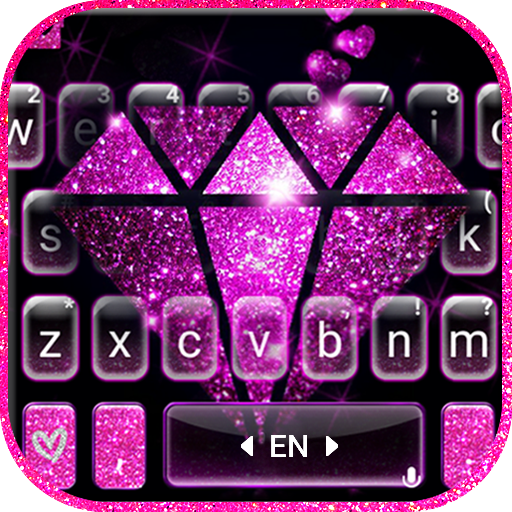 Pink Sparkle Diamond Theme