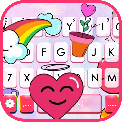 Cute Pink Doodle Theme