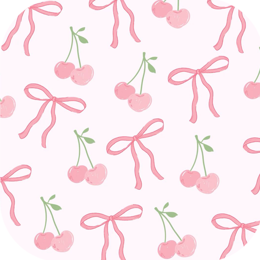 Aesthetic Pink Bow Wallpaper