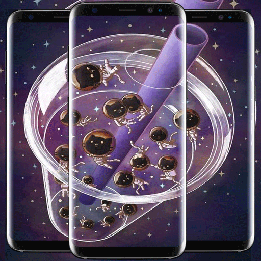 Kawaii Bubble Tea Wallpaper