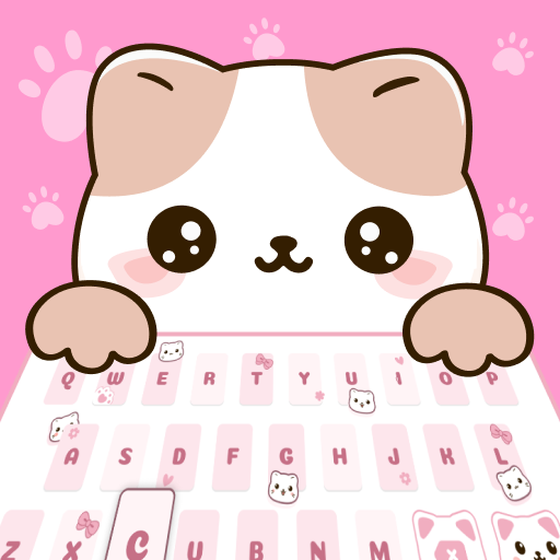 Cat Keyboard: DIY Wallpaper
