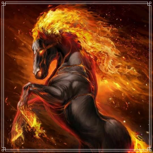 Fire horse Wallpaper