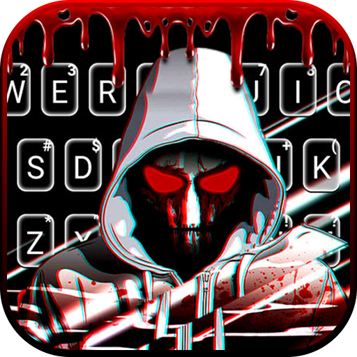 Bloody Mask Devil Keyboard Bac