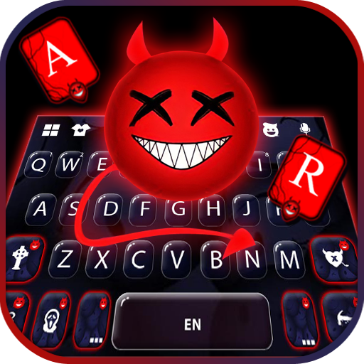 Happy Devil Emoji Keyboard Bac