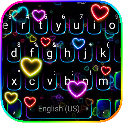 Neon Hearts Theme
