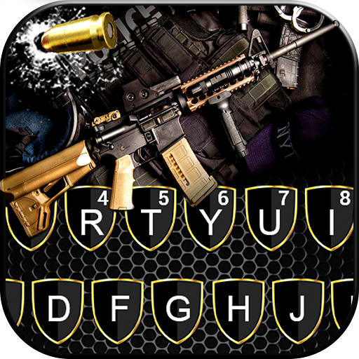 Golden Gun Keyboard Theme