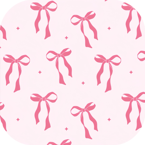 Cute Pink Bow Wallpaper