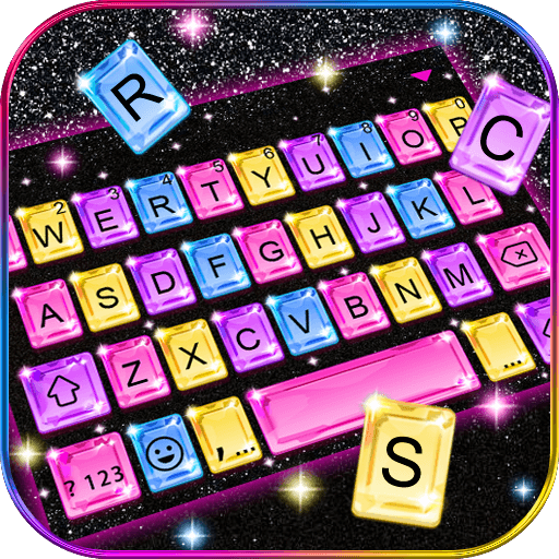 Black Crystal Color Keyboard B