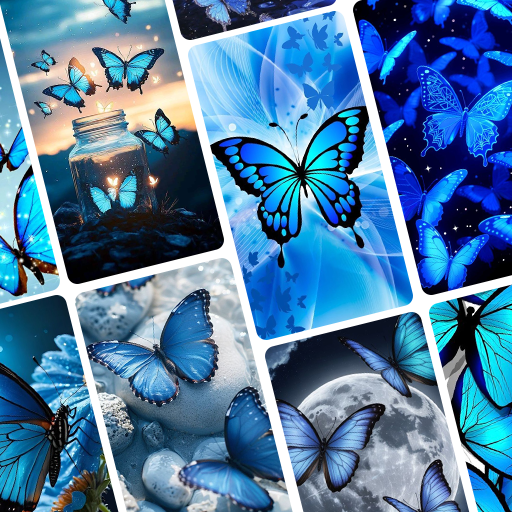 Blue Butterfly Wallpaper